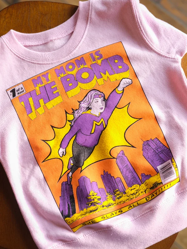 My Mom is the Bomb | Kids Graphic Sweatshirt