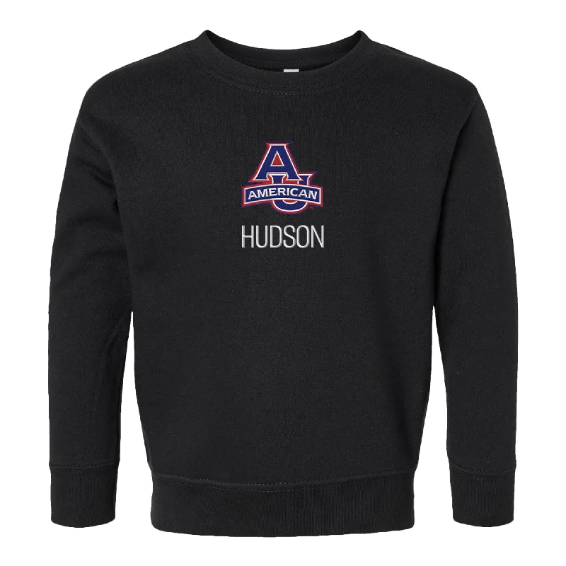 Personalized American University Eagles Toddler Crewneck Sweatshirt