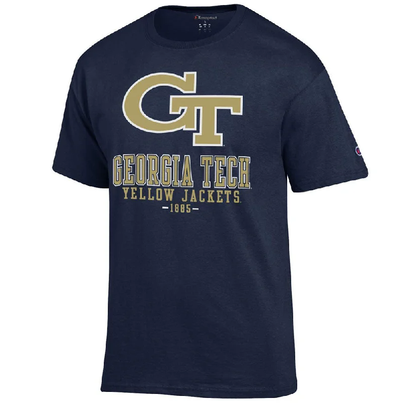 Georgia Tech "GT" Stacked Logo T-Shirt