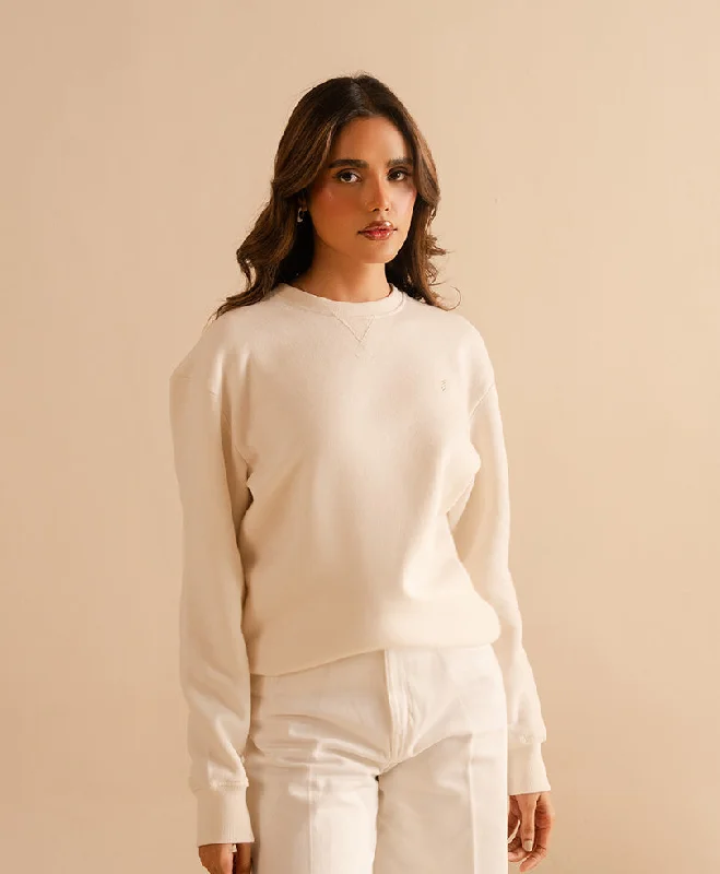 Cream White Sweatshirt (Women)