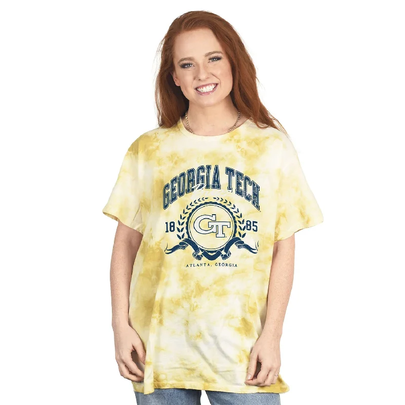 Ladies Georgia Tech Yellow Jackets Oversized Cloud T-Shirt