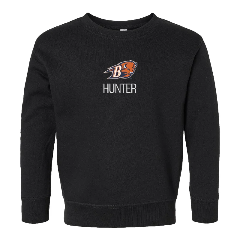 Personalized Bucknell Bison Toddler Crewneck Sweatshirt