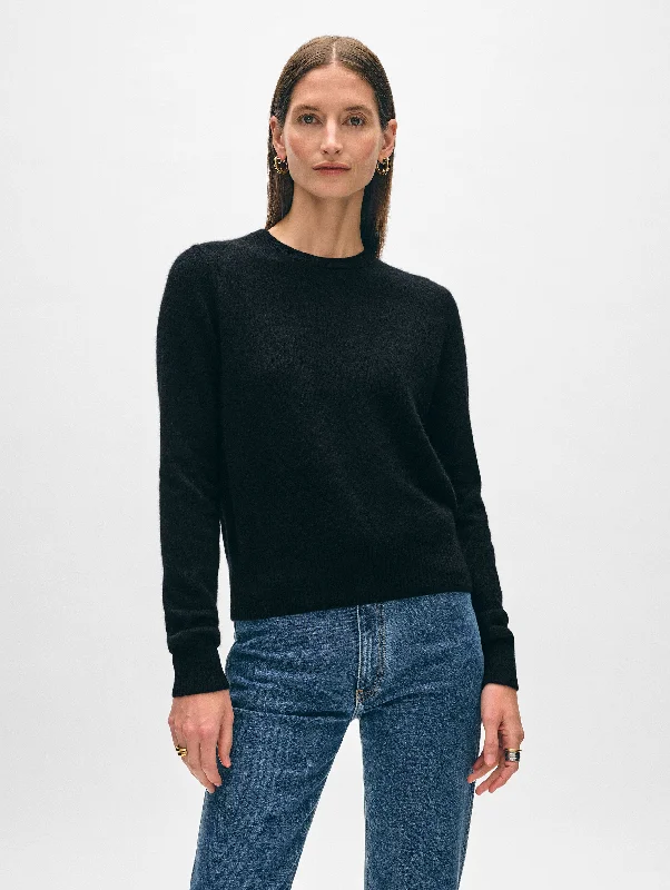 Cashmere Shrunken Crewneck