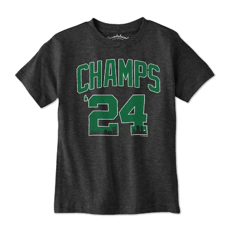 2024 Champs Boston Basketball Championship Youth T-Shirt