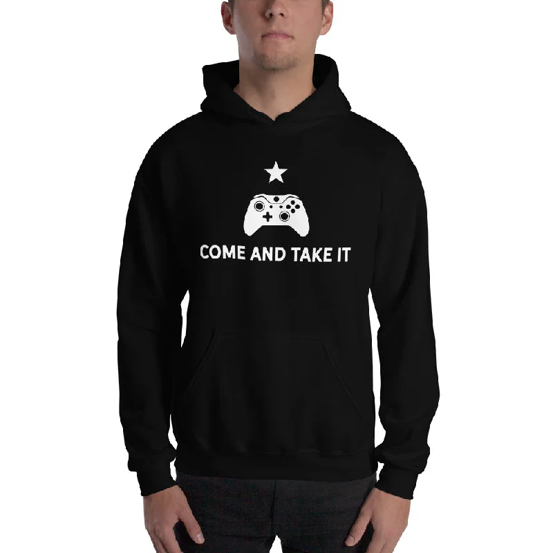 Come and Take It Video Game Controller Hooded Sweatshirt