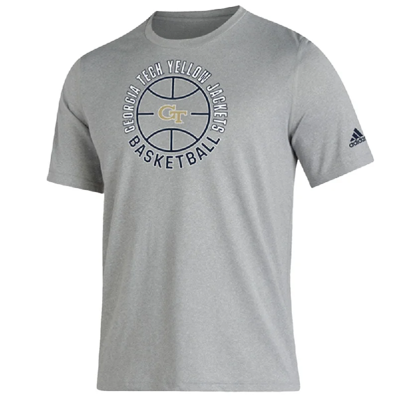 Georgia Tech Adidas Locker Room Creator Grey T-Shirt