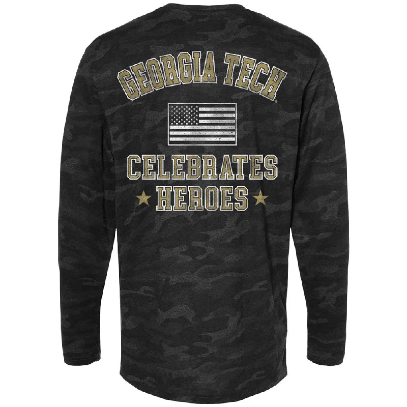 Georgia Tech Celebrates Heroes Long Sleeve T-Shirt