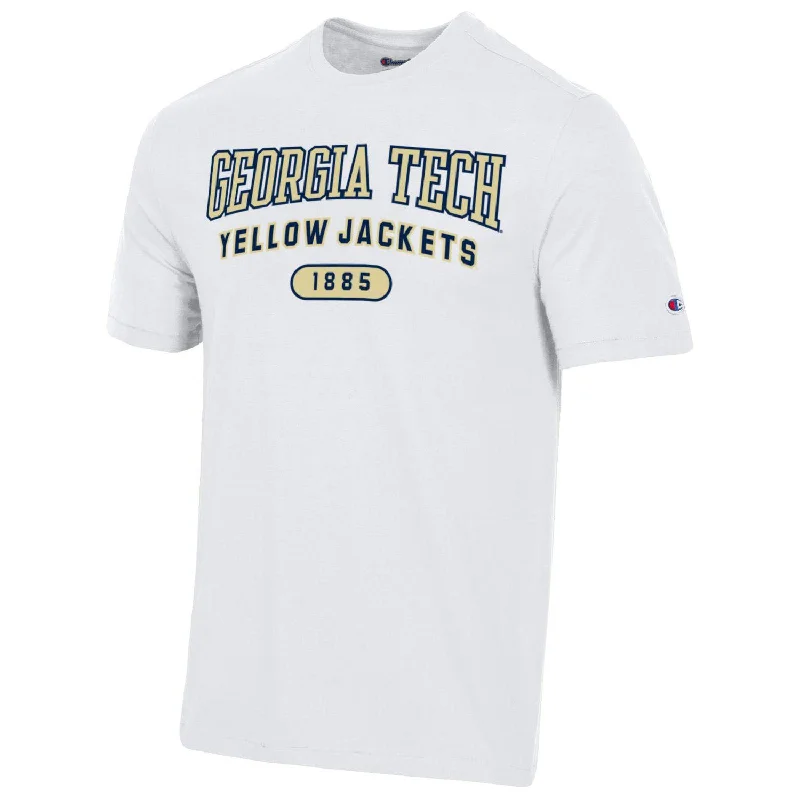 Georgia Tech Yellow Jackets Super Fan Twill Applique T-Shirt