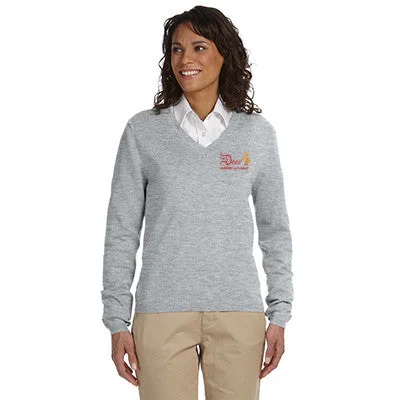 Devon & Jones Ladies' V-Neck Sweater