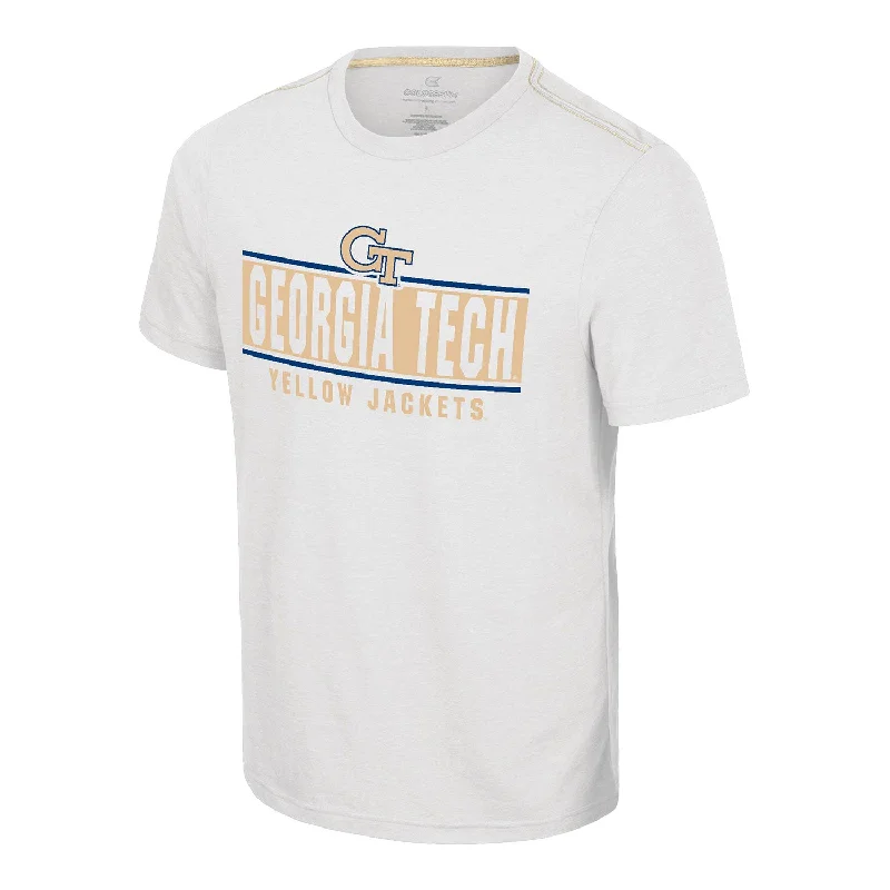 Georgia Tech Yellow Jackets No Problemo White T-Shirt