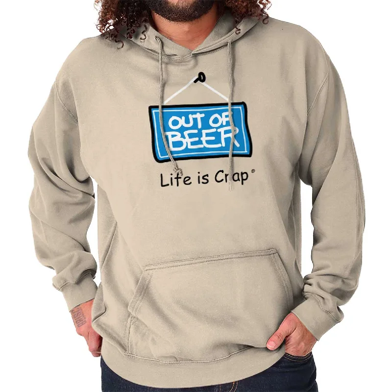 Out Of Beer Sign Hoodie