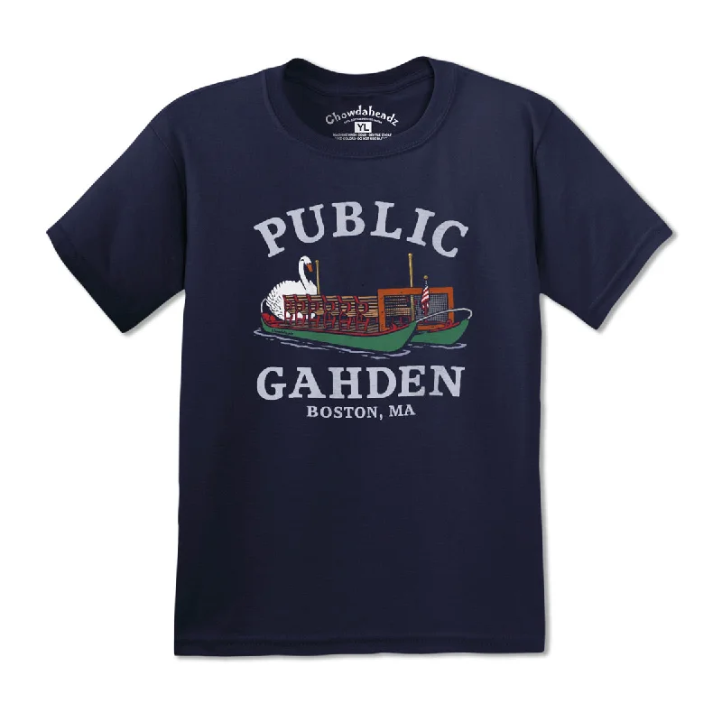 Public Gahden Swan Boat Youth T-Shirt