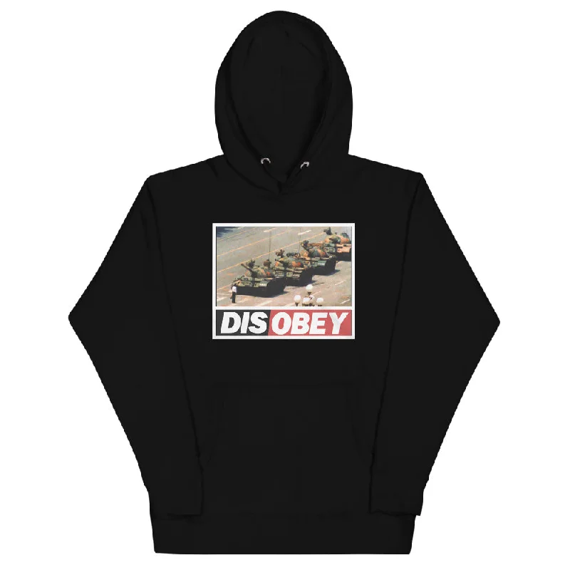 Tank Man DISOBEY Athletic Unisex Hoodie