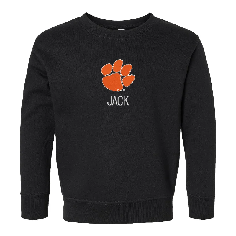 Personalized Clemson Tigers Toddler Crewneck Sweatshirt