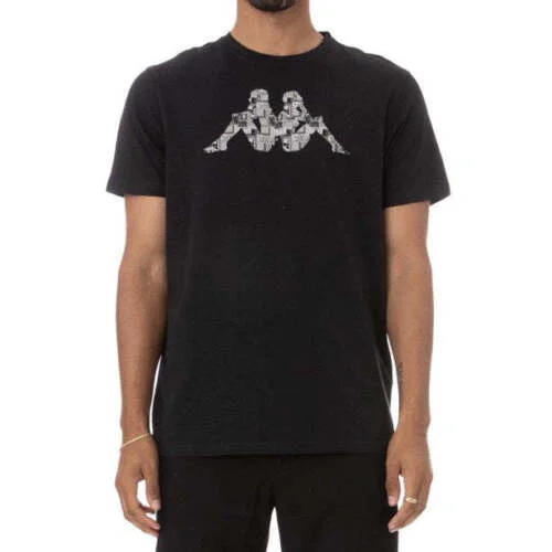 KAPPA AUTHENTIC ANKAZOABO T-SHIRT- Black Smoke/Grey