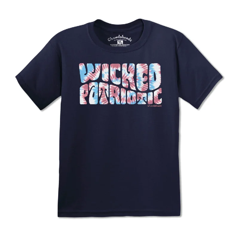 Wicked Patriotic Tie Dye Youth T-Shirt