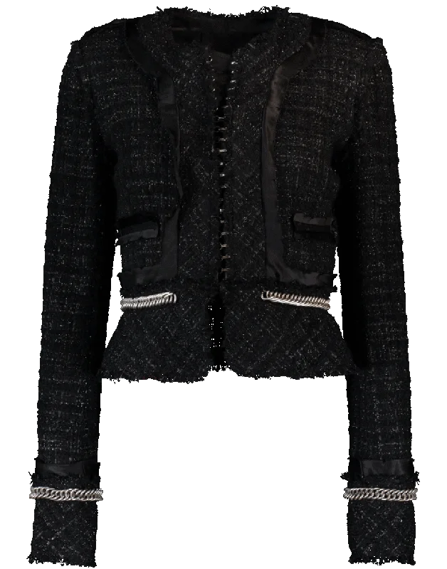 Deconstructed Tweed Jacket