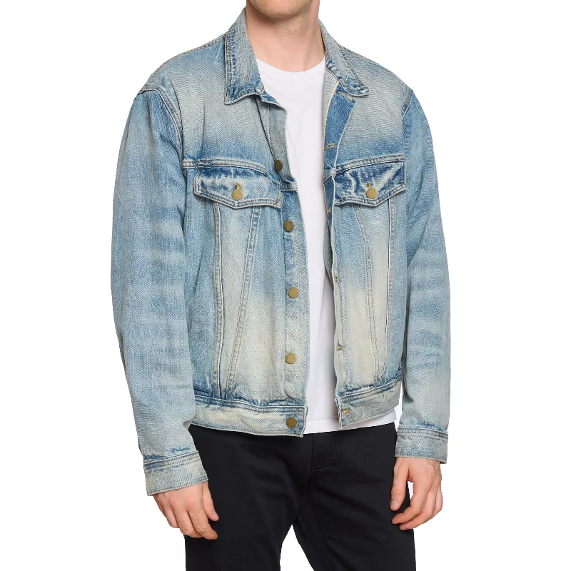 FEAR OF GOD Seventh Collection Blue Trucker Denim Jacket US L