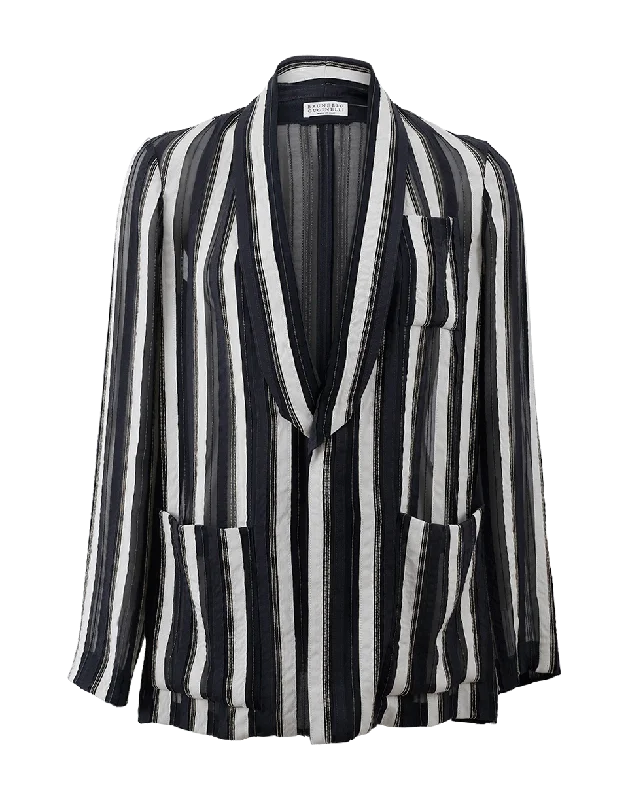 Organza Stripe Jacket