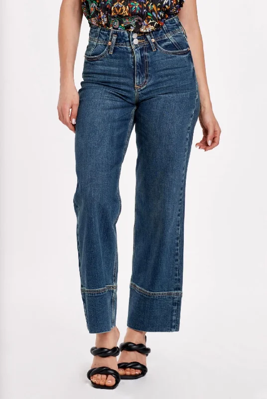 Gunnar Wide Leg Jeans In Gysun