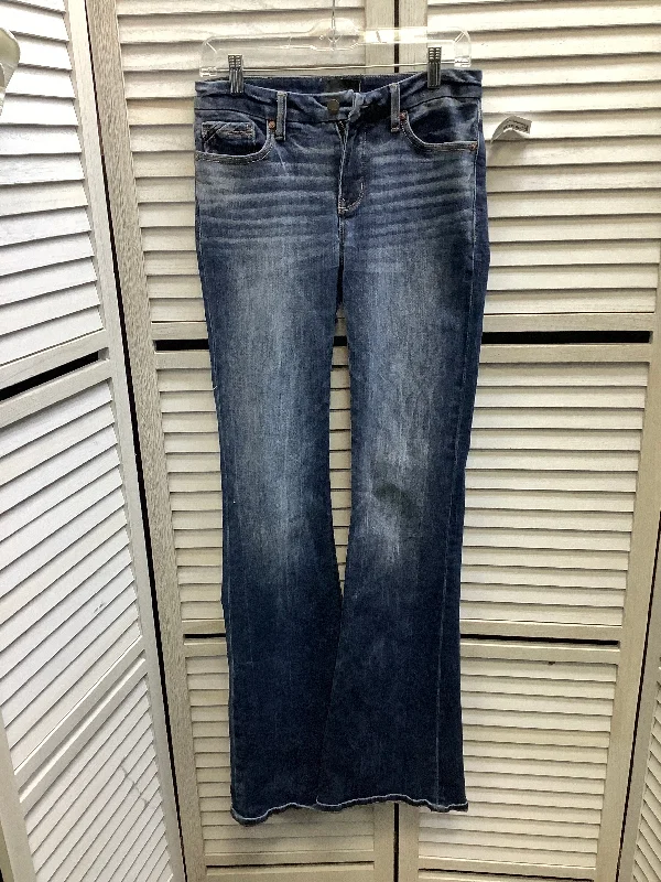 Jeans Boot Cut By Buckle Black In Blue Denim, Size: 2