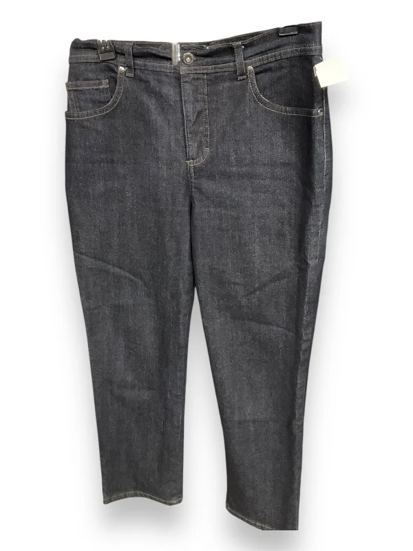 Jeans Straight By Charter Club In Blue Denim, Size: 10