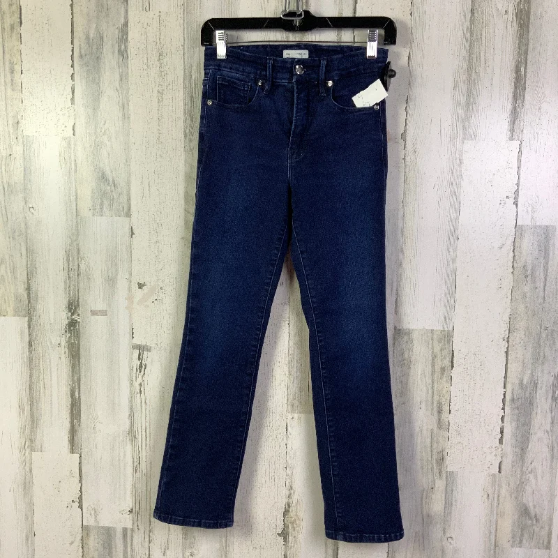 Jeans Straight By Good American In Blue Denim, Size: 2