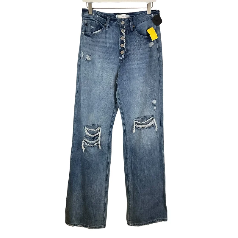 Jeans Straight By Kancan In Blue Denim, Size: 6