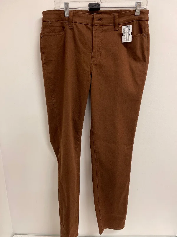 Jeans Straight By Talbots In Brown, Size: 8