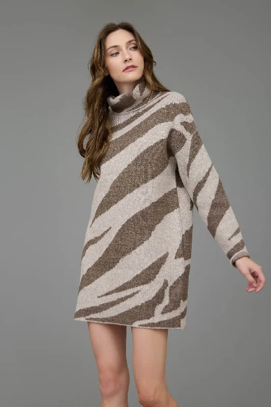 Animal Sweater Dress