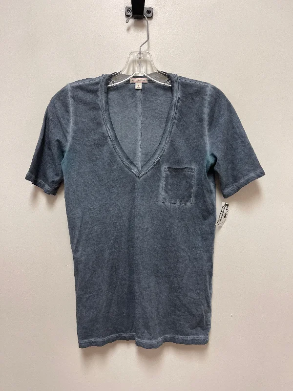 Top Short Sleeve Basic By Gap In Grey, Size: S