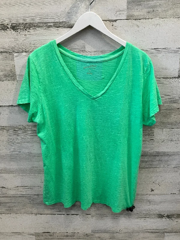 Top Short Sleeve Basic By Universal Thread In Green, Size: Xxl