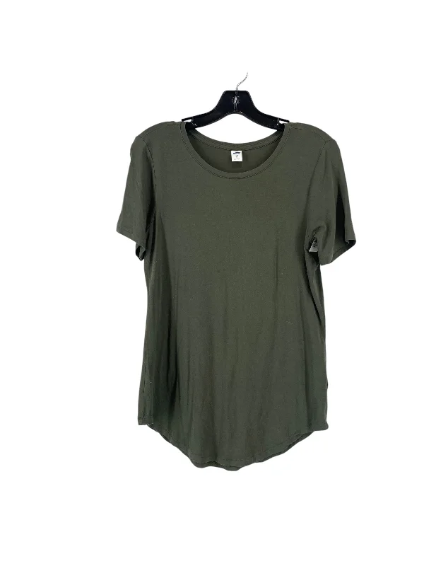 Top Short Sleeve By Old Navy In Green, Size: S