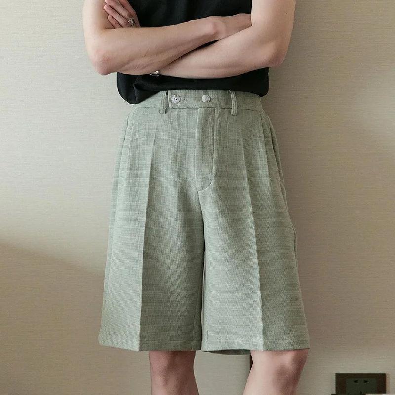 Casual Pleated Shorts