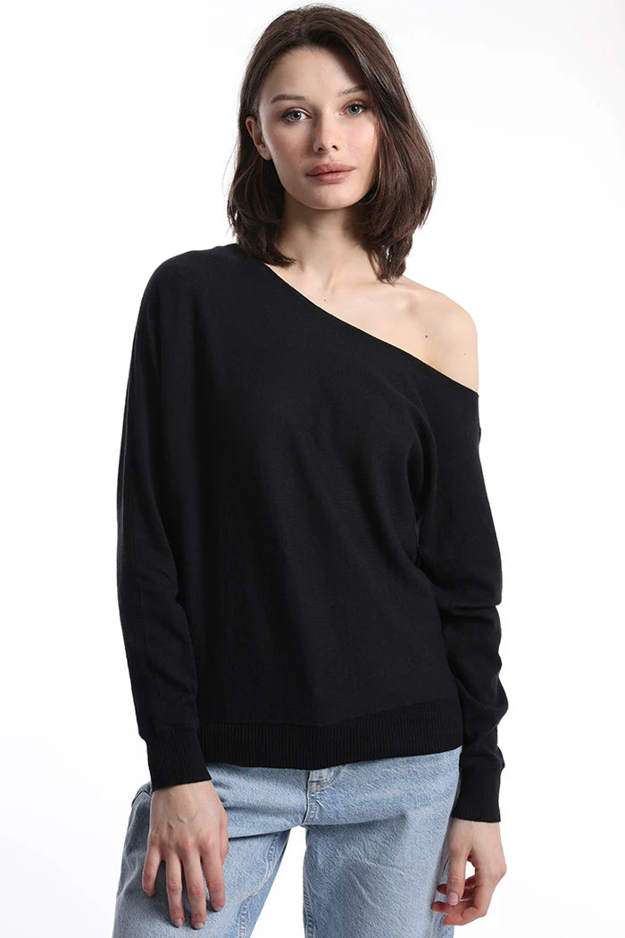 Minnie Rose Cold Shoulder Top