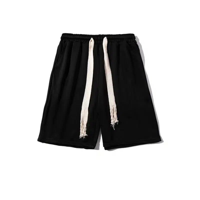 Relaxed Fit Drawstring Shorts