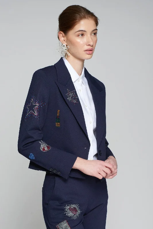 Vilagallo Kimmy Strass Jacket