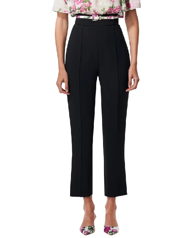 Carolina Herrera High Waisted Wool-Blend Skinny Pant