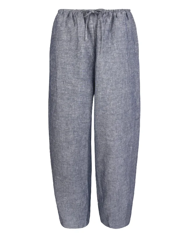 Drawstring Arch Pant - Denim Blue