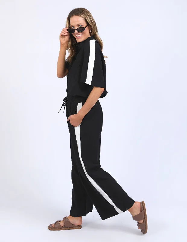 Elm Frances Stripe Pant Black Marshmellow Stripe