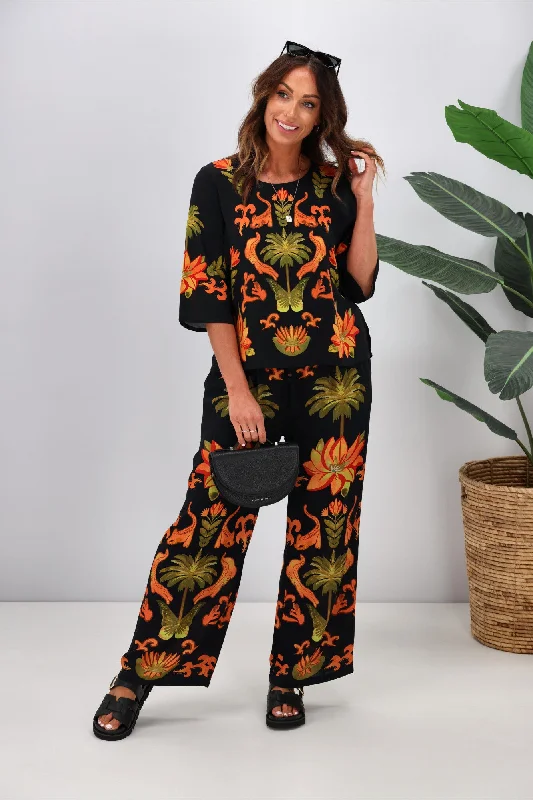 Joop & Gypsy Macarena Spritz Top/Pant Set Multi